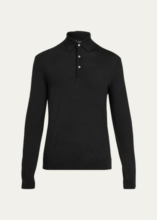 Ermenegildo Zegna Mens Trofeo Wool Polo Sweater