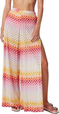 Missoni Multicoloured Side Slit Trousers Size M
