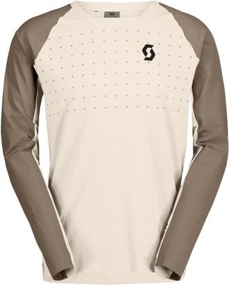 Scott Tee Trail Vertic Pro L/S Velotrikot f&uuml;r Herren | wei&szlig;