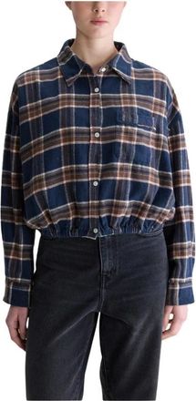 Bellerose Overhemden, Dames, Blauw, M, Katoen, Chemise Gemma