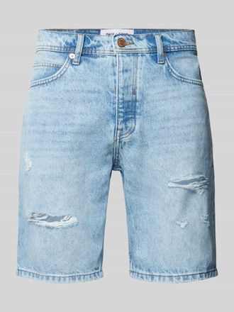 Only & Sons Regular Fit Jeansshorts im Destroyed-Look Modell EDGE in Hellblau, Gr&ouml;&szlig;e S