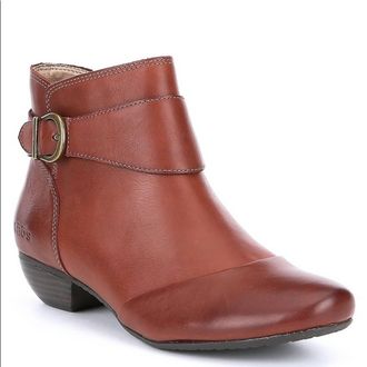 Taos Womens Addition Ankle Boots In Mahogany