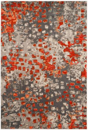 Safavieh Alfombra gris/naranja 155 x 231 cm