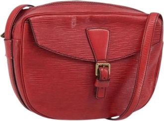 Louis Vuitton Pre-owned Vintage Cross Body Bag - Dames - Vintage Schoudertas - Rood - ONE Size - Leer - Vintage