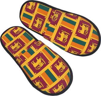 Generic Sri Lanka Flag Unisex Slippers Breathable Shoes Non-Slip House Shoes For Winter Indoor Outdoor M