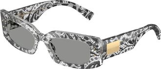 Dolce & Gabbana DG4479F Asian Fit 3287/1 Womens Sunglasses Black Size 55