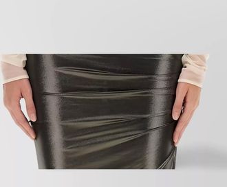 Rick Owens long sleeve sheer high collar jacket