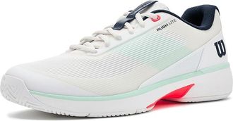 Wilson Rush Lite 5 Mens Cross Training Shoes White/Bay/Fiery Coral : 12.5 D - Medium, Textile