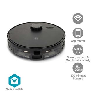 Nedis Robot Aspirador Nedis Smartlife Dise&ntilde;o Compacto 9.7 Cm