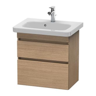 Duravit Duravit Durastyle M&oacute;dulo De Lavabo De Pared 6479, 2 Cajones, 580mm, Para Durastyle, Color (frente/cuerpo): Decoraci&oacute;n Roble Europeo - Ds647905252