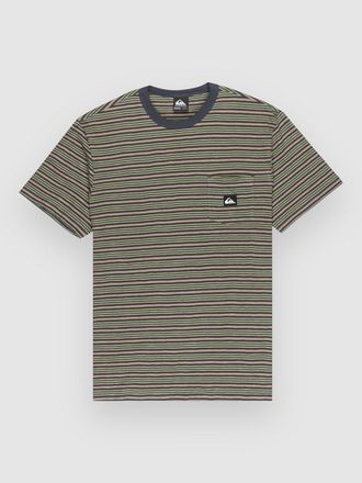 Quiksilver Onyx Striped T-Shirt grau