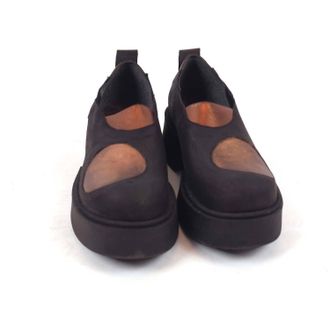 Papucei Niro Shoe In Bronze Polka Dot