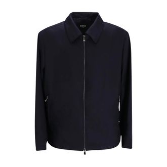 HUGO BOSS Jassen, Heren, Blauw, 3Xl, Cazadora Hanry Wing Marino Zip