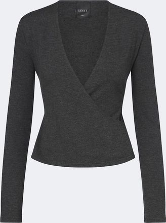 Leset Top envolvente Lauren de jersey