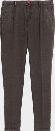 Sartorio Men & apos;s Washed-Effect Wool Four-Pocket Pants