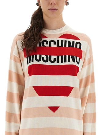 Moschino Virgin Wool Dress - Pink