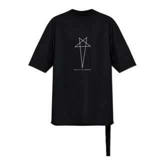 Rick Owens T-Shirts, male, Black, Size: XL Jumbo SS T-Shirt