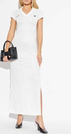 Courr&egrave;ges Polo Dress, Womens, White
