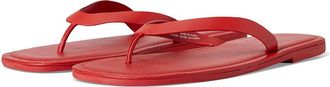 Free People Sona Thong Sandal Womens Wedge Shoes Salsa : EU 40 (US Womens 10) M, Leather