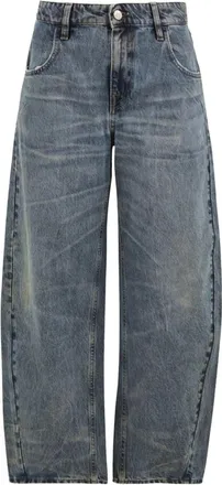 Cycle Aida Crop Jeans - Dames - Jeans - Blauw - Maat: W29 Katoen