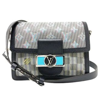 Louis Vuitton unisex, Pre-owned, Blauw, Maat: ONE Size Leer