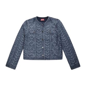 Diesel Maglia Bottoni - - Knitwear - Donna - Blu - M
