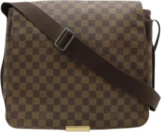Louis Vuitton Pre-owned Cross Body Bags, female, Brown, Size: ONE SIZE Pre-owned Canvas Cross Body Bag