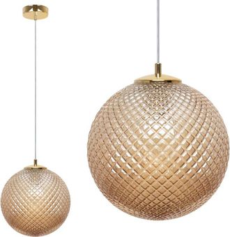 OEM L&aacute;mpara Colgante Cannes 1 Pantalla Plana Miel 25cm E27