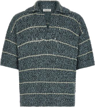 Roberto Collina Blue Moulin Polo Shirt
