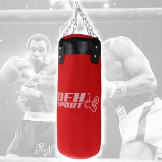 Trade Shop Trade Shop - Sacco Boxe Pieno Per Allenamento Pugilato Mma Kick Boxing Con Catene 120 Cm X 35
