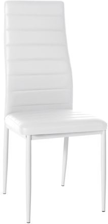 Clp Silla De Comedor Mayfair Blanco Simil Cuero