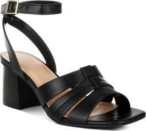 London Rag Signora Ankle Strap Sandal in Black at Nordstrom Rack, Size 9