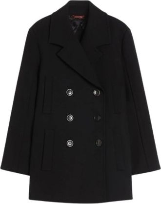 Max Mara Mujer, Abrigos, Negro, Talla: 2XS