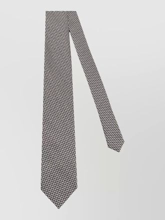 Tom Ford silk tie slim design micro pattern