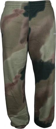 Off-white Camouflage Print Trainingsbroeken - Heren - Sweatpants - Groen - M - Katoen - Broeken