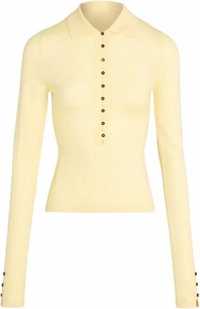 Jacquemus Tassen - Dames - Ronde hals truien - Geel - 3XS - Truien & Vesten