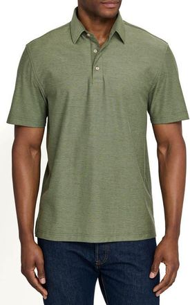 Brooklyn Brigade Solid Mapleton Luxe Cross Dyed Polo in Green at Nordstrom, Size Xx-Large