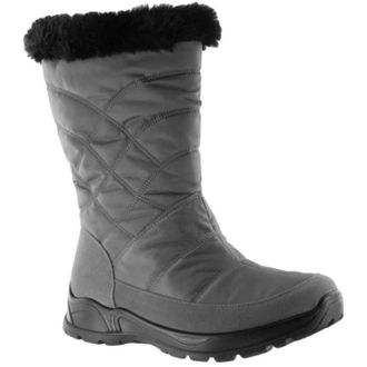 Easy Street Womens Easy Street Cuddle Gray Waterproof Winter Boots HAWK085