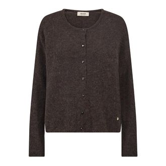 Mos Mosh MOS Mosh, Truien & Vesten, Dames, Bruin, M, Gebreide Cardigan