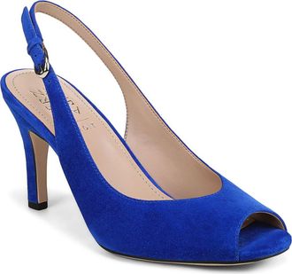 Naturalizer Alexa Peep Toe Slingback Pump in Photon Blue at Nordstrom, Size 5.5