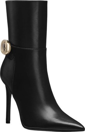 Stuart Weitzman Stuart Power Buckle Leather Bootie