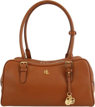 Ralph Lauren Shoulder Bags, female, Brown, Size: ONE SIZE Satchel Cuoio