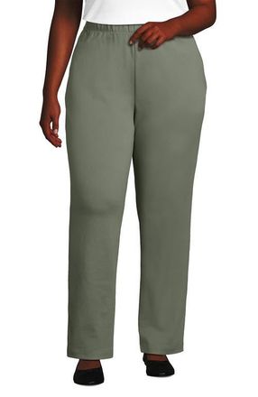 Lands End Sport Knit High Rise Pants in Sage at Nordstrom, Size 3X