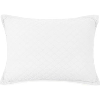 Pom Pom at Home Monaco Pillow Sham in White at Nordstrom, Size Standard
