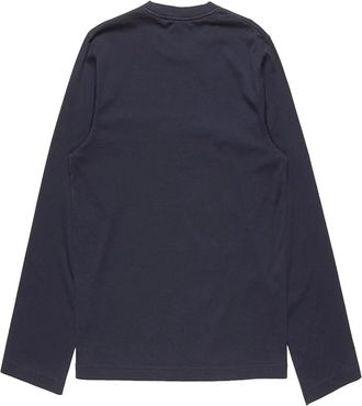 Acne Studios Embroidered Logo T-Shirt - Navy