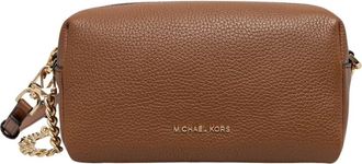 Michael Kors Bolso bandolera peque&ntilde;o Bryant de piel granulada - Bags - Mujer - Marr&oacute;n - ONE SIZE