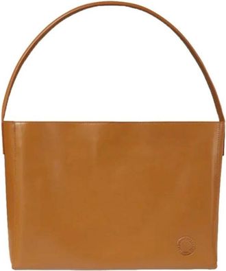 Ines De La Fressange Tassen, Dames, Bruin, ONE Size, Leer, Léonore L tas camel leder