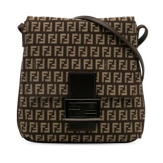 Fendi Baguette Schoudertas Canvas