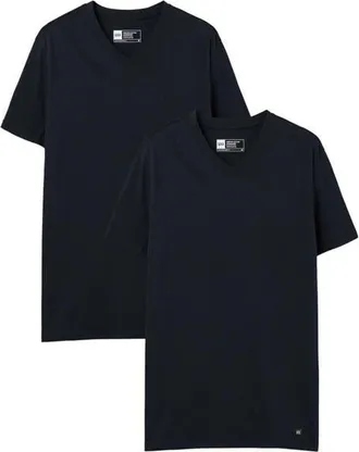 Saxx Dry Cotton 2-Pack Undershirts in Black at Nordstrom, Size X-Large