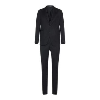 Tagliatore Single Breasted Suits, male, Black, Size: 2XL Vesuvio Suit